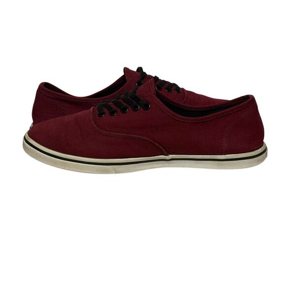 Vans Authentic Burgundy Canvas Sneakers Women's Size 8.5 Low Top Skate Sneakers - Picture 7 of 9